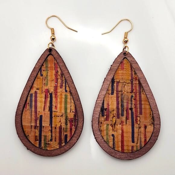 Boho Teardrop Earrings - Picture 3 of 3